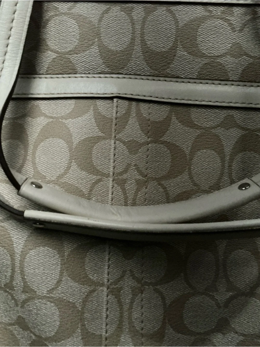 Coach tote signature